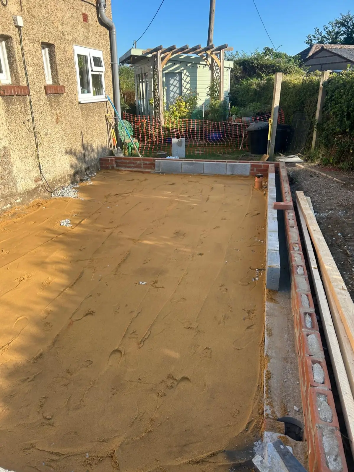 residential concrete base foundation Norwich Norfolk groundworks